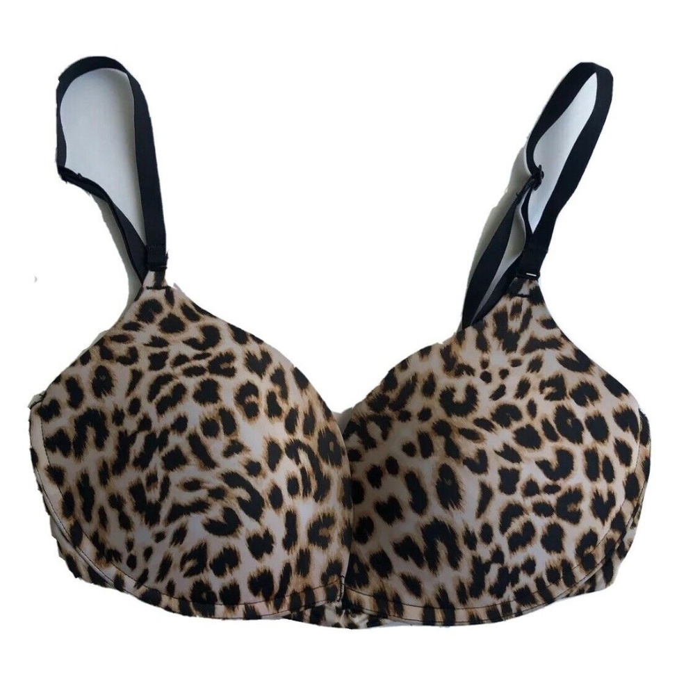 Victoria's Secret Pink Campus Push up Leopard Bra
